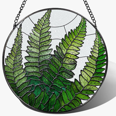 Adorno vitral 8pulg colgante decoración ventana atrapasoles