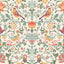 Papel tapiz bohemio diseño pájaros vintage 17.7x354"