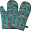 Guantes de horno resistentes al calor para cocinar y asar