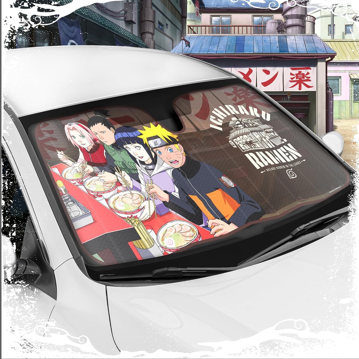Parasol para parabrisas Naruto Akatsuki oficial