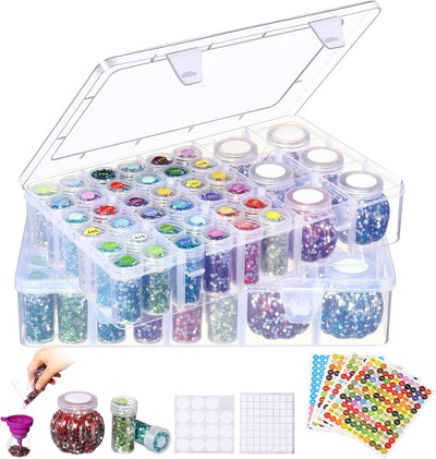 Set 1 Organiz. cuentas 42 rejillas para arte diamante