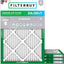 Filtros aire MERV 8 plisados para caldera HVAC 24x30" set 4