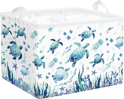 Cesta almacenamiento grande animales marinos 36L