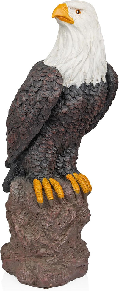 Estatua jardín Águila Majestuosa 27pulg MGO resistente