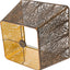 Pantalla lámpara metal cuadrada 9x12pulg bronce vintage