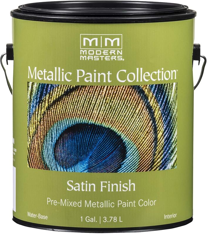 Pintura metálica dorada 1 galón pack 1