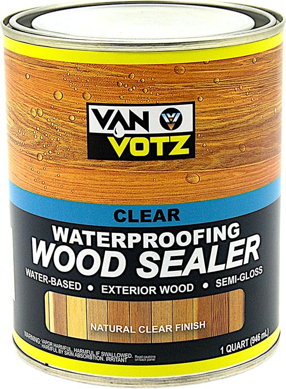 Sellador madera impermeable transparente 1gal exterior