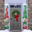Decoración navidad gnomos pancartas colgantes porche