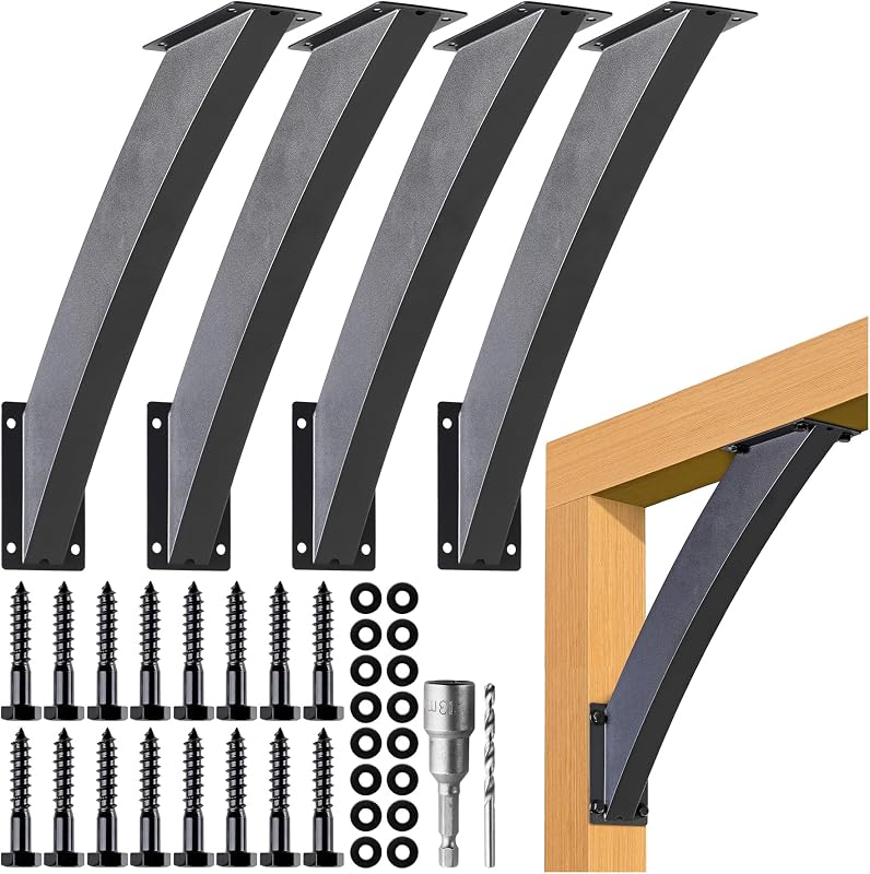 Soportes angulo arco 2x4 para cenadores terrazas madera