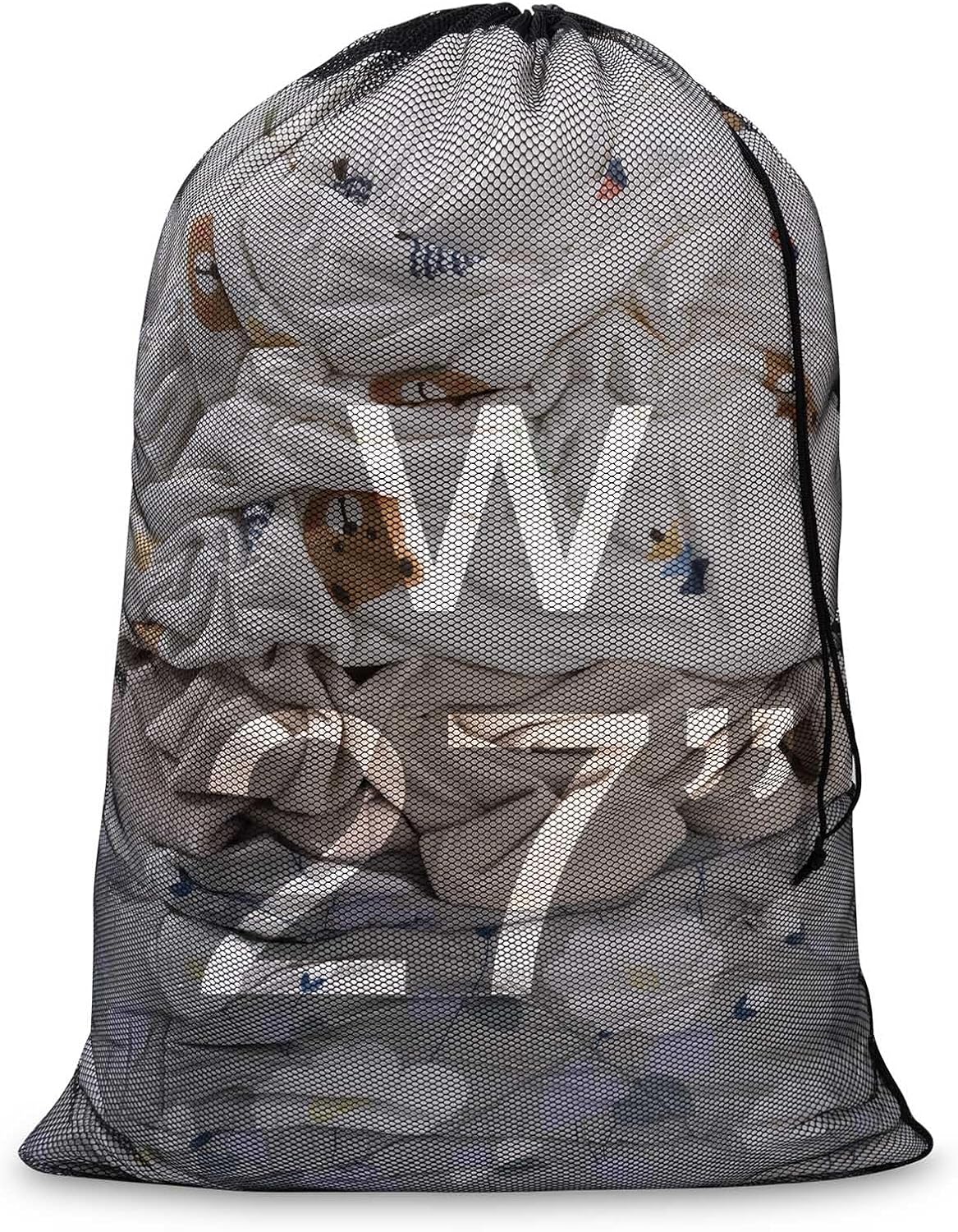 Bolsa malla lavandería 27x36" con cordón bloqueo