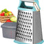 Rallador acero inox 4 lados para queso parmesano y verduras
