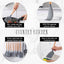 Set 38 Pzas Utensilios Silicón Antiadherente Madera Gris