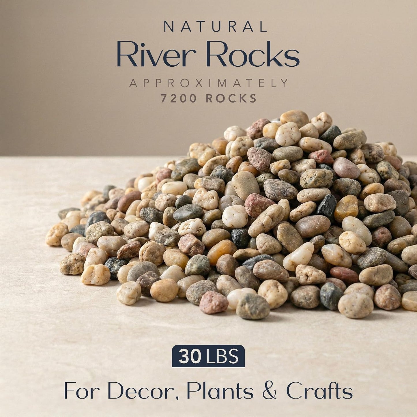 Rocas decorativas para jardinería y acuarios 30lbs
