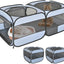 Condo plegable 2en1 para gatos y cachorros desmontable