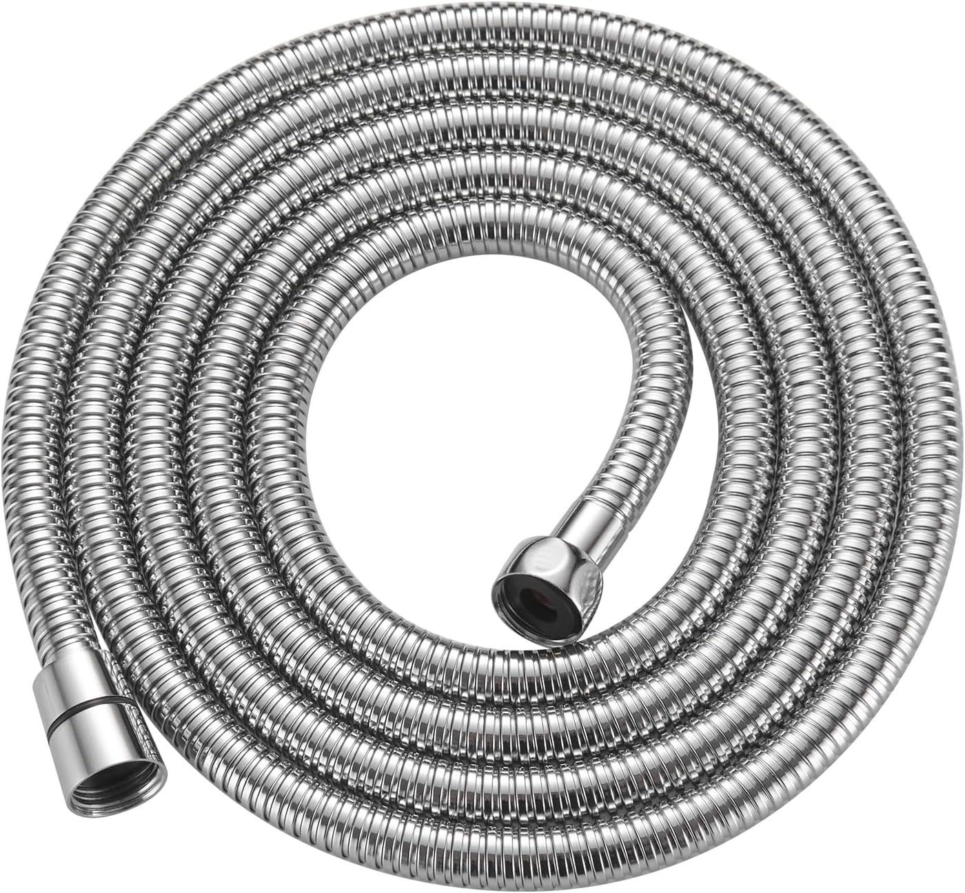 Manguera ducha 98pulg acero inox flexible rociador cromo