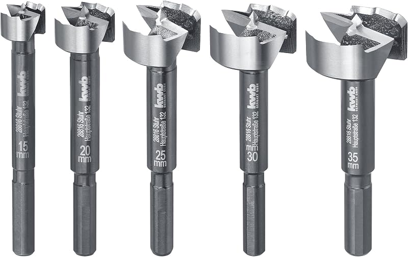 Set brocas Forstner DIN 7483 G para torno y taladro