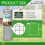 Malla acero inox 304 1/2" 48"×48ft rollo jardín