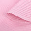 Set 4 Manteles Redondos Trenzados 15pulg Rosa