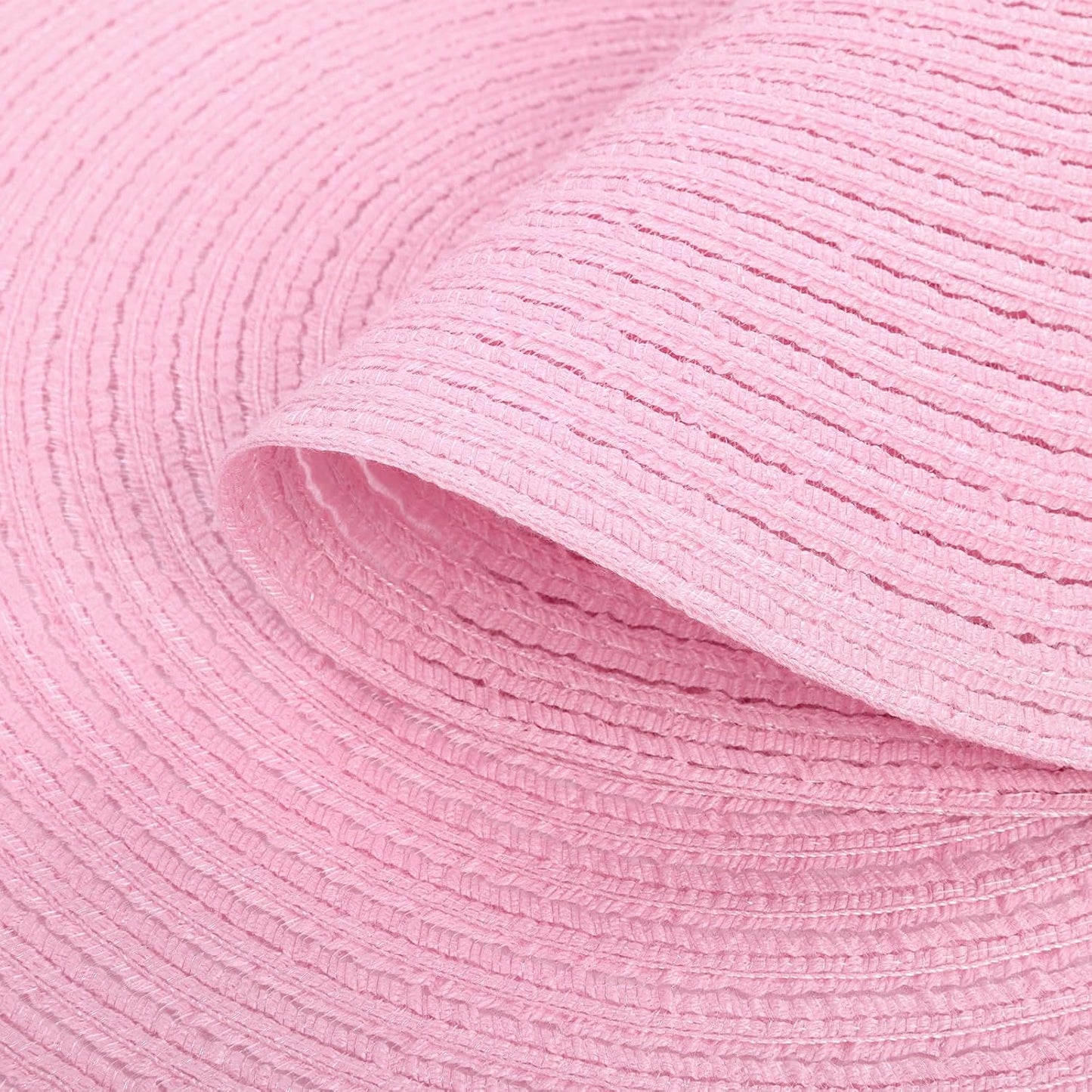 Set 4 Manteles Redondos Trenzados 15pulg Rosa