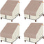 Fundas sillas patio impermeables 30x33x34" set 4