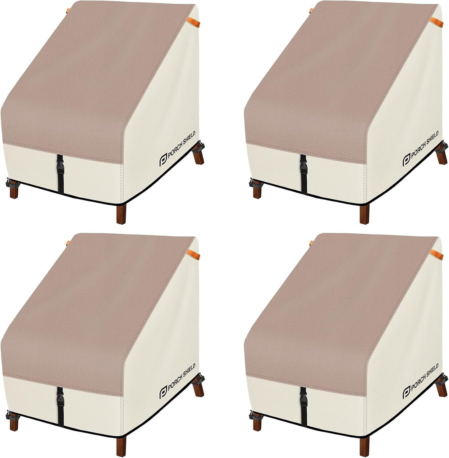 Fundas sillas patio impermeables 30x33x34" set 4