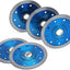 5 Pzas Hoja Sierra Diamante 4.5" para Corte Azulejos