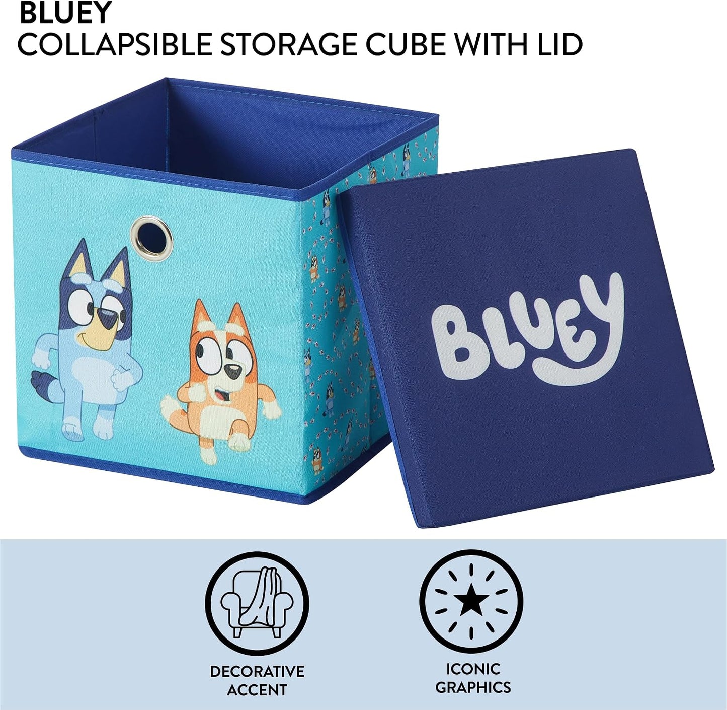 Cubo tela plegable 10" contenedor dormitorio set armario