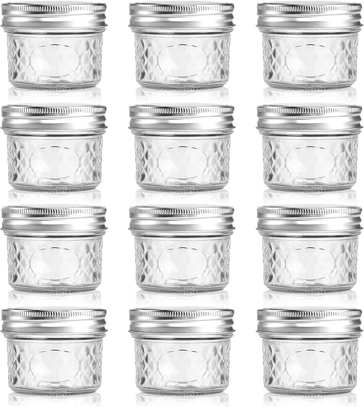 Recipiente vidrio 4oz con tapa hermética para ensalada