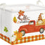 Cesta regalo rectangular plegable para ropa juguetes naranja