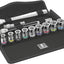 Set trinquete metálico 3/8 métrico 13 Pzas
