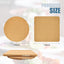 2 Pzas Salvamanteles Corcho 7.45pulg Mesa Cocina