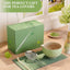 Set batidor matcha cerámica 15oz bambú chasen acero inox