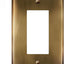 Placa decorativa acero inox para interruptor 4.88x3.11pulg