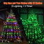 Luces árbol Navidad 288 LED 6.56pies impermeables control remoto