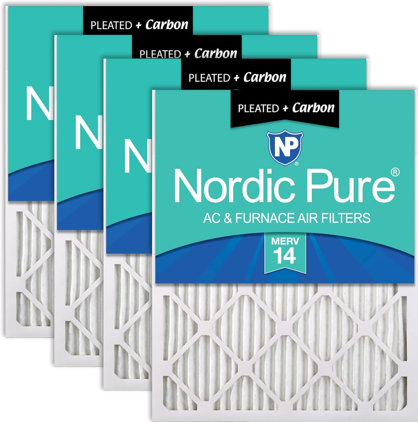 Filtros aire MERV 14 Plus Carbon 14x30x1