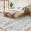 Alfombra 9x12ft vintage antiderrap para dormitorio cocina