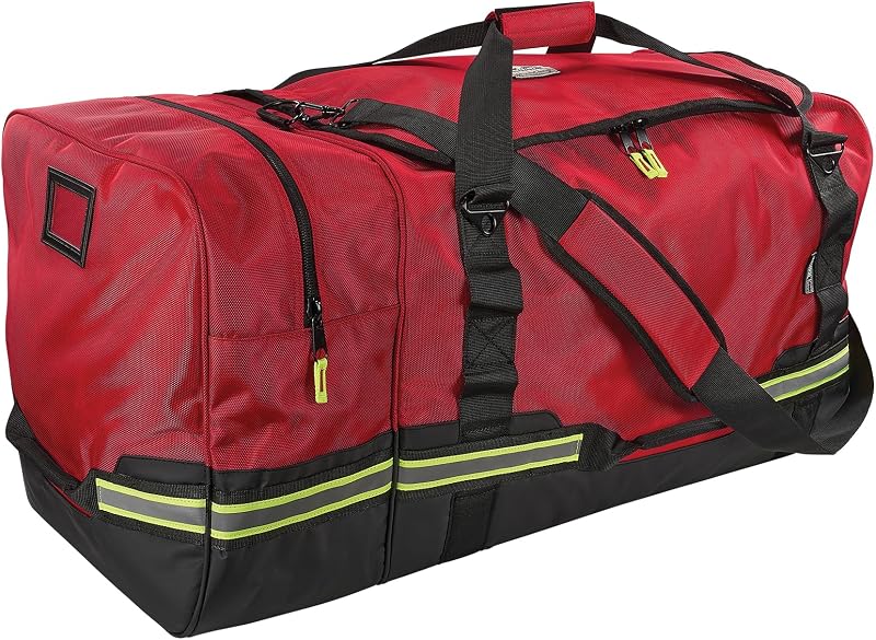 Bolsa asistencia bomberos 126L color rojo