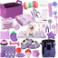 Kit 50 Pzas Suministros Perros Pequeños Morado