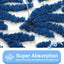 Tapete baño microfibra azul antiderrap ducha bañera