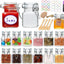 15 Tarros Vidrio 4oz con Tapas Hermeticas Bisagras Cocina