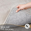 Alfombra baño 24x17 Camel espuma elástica antideslizante