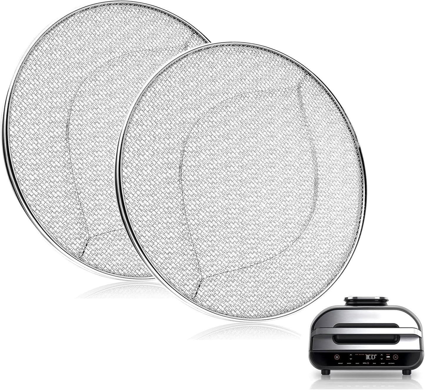 2 Protectores salpicaduras acero inox freidora Ninja