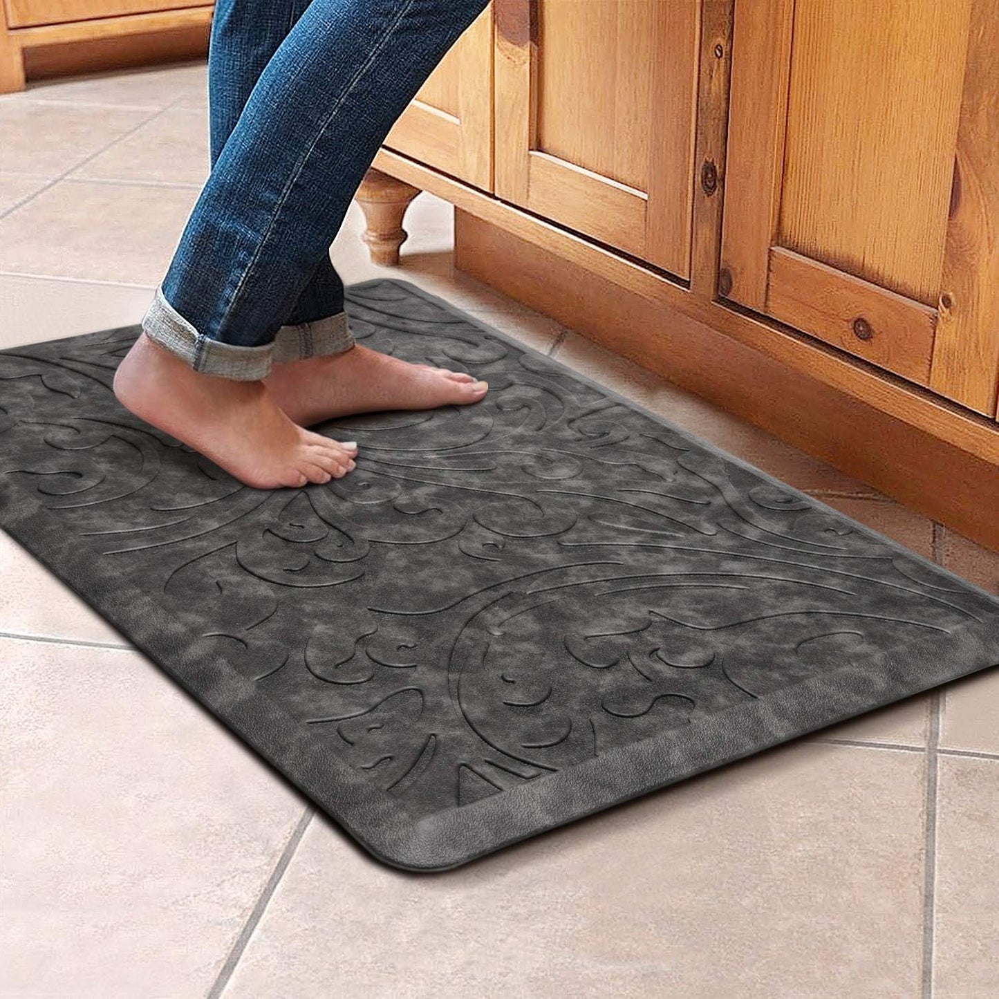 Tapete cocina acolchado antifatiga 17.3x28pulg