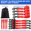 Set 4 Correas Trinquete 4400lb 15pulg Camión Moto