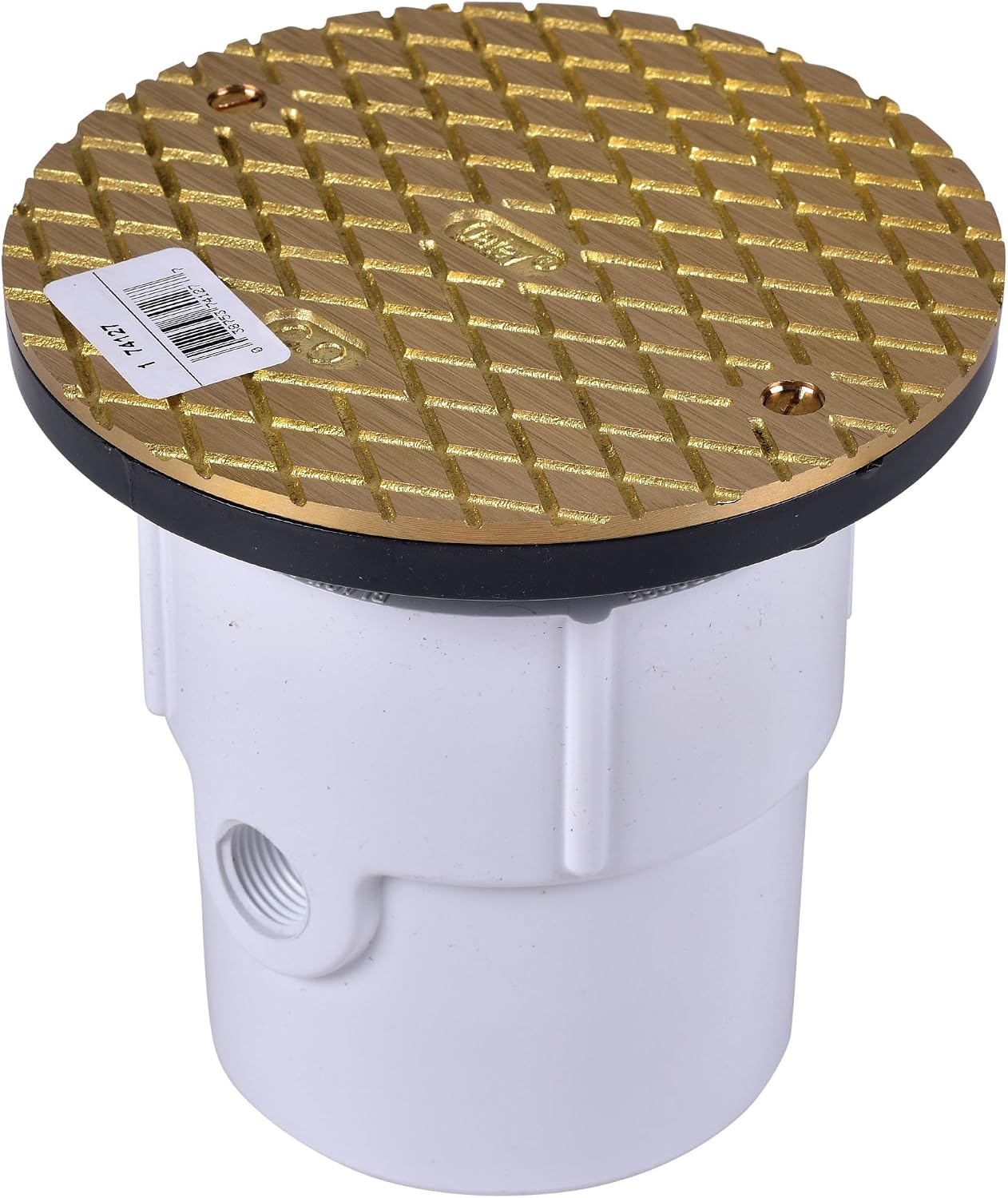 Limpieza PVC 3-4 pulg con cubierta 6pulg blanco
