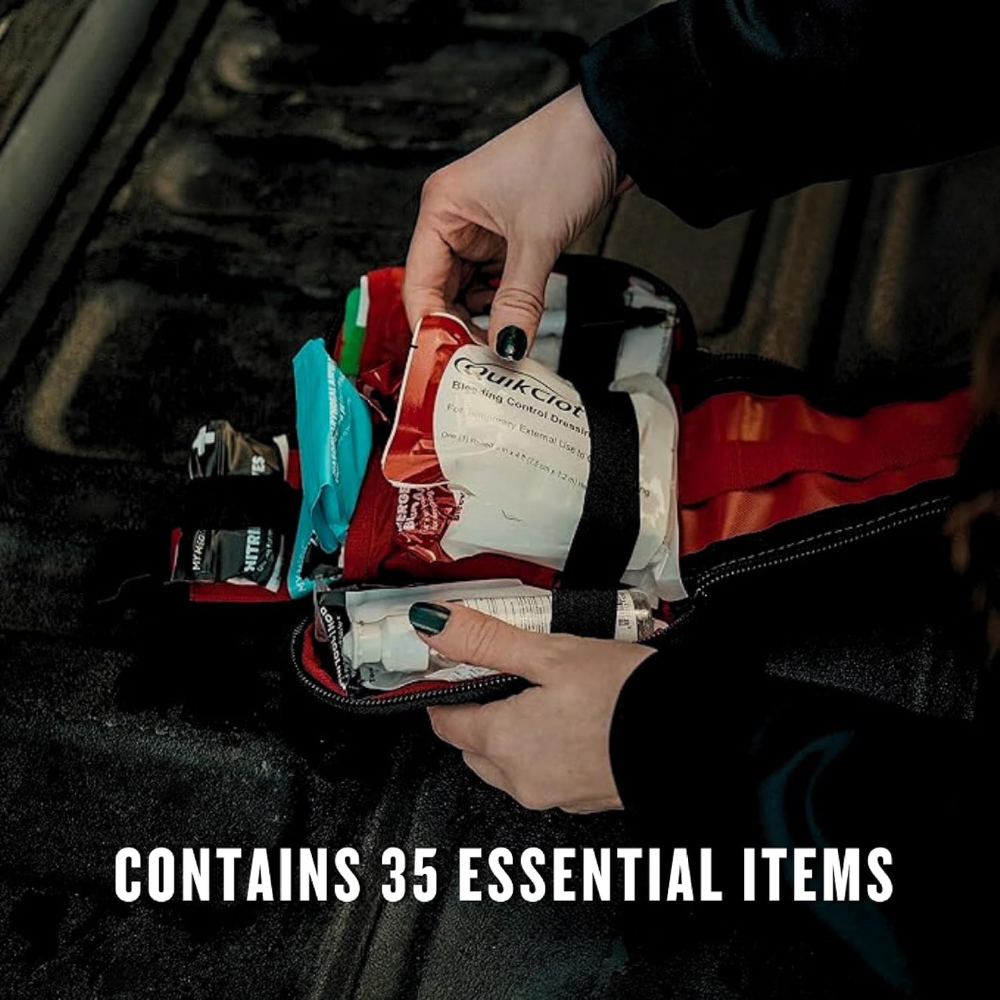 Kit Ifak trauma con torniquete 35 artículos primeros