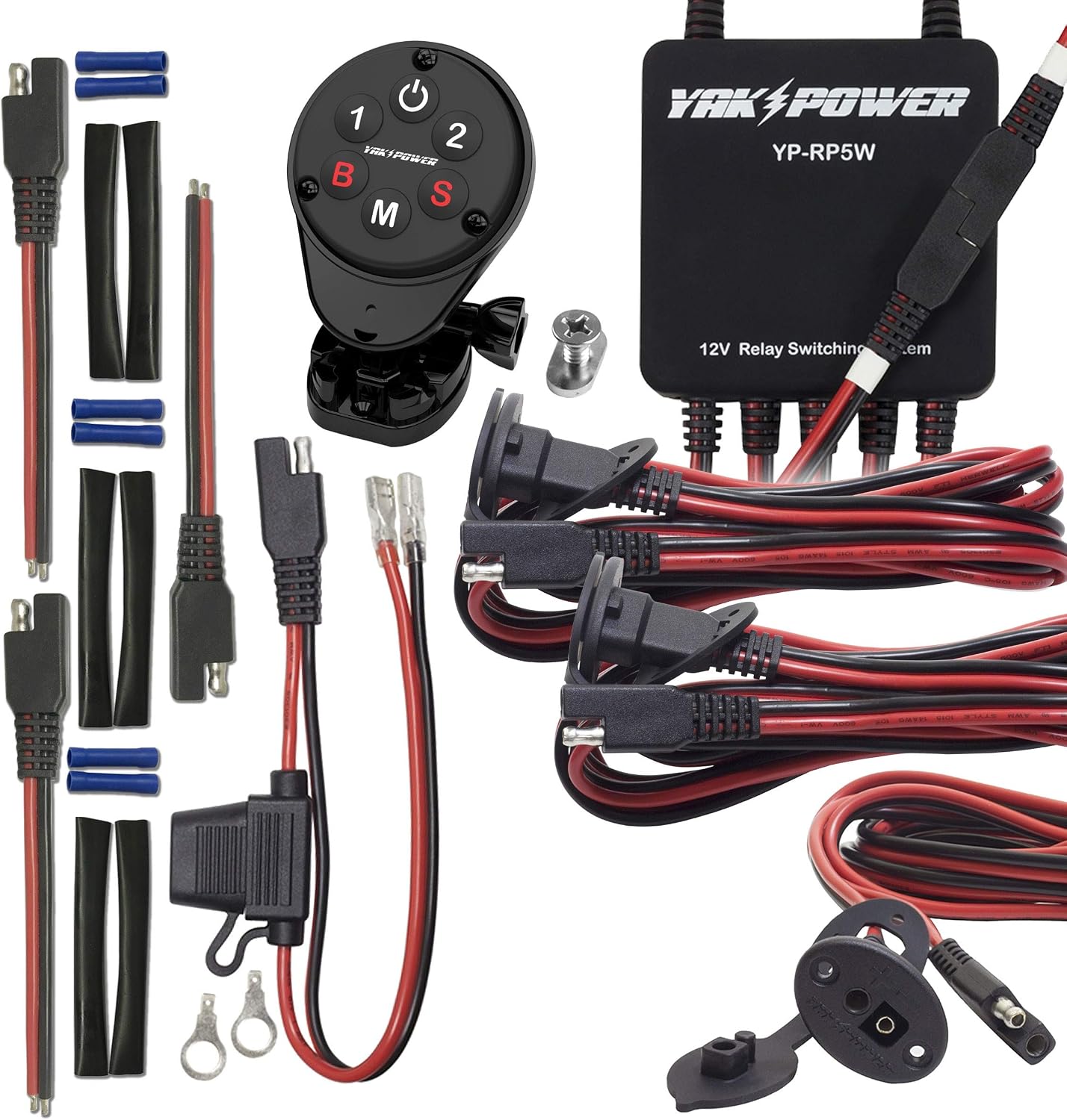 Sistema completo para kayak con control 12v digital