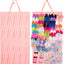 Soporte lazo para niñas 4 capas fieltro rosa-B