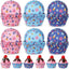 Forros Hawaianos Cupcakes Tazas Papel Azules Fiesta Playa