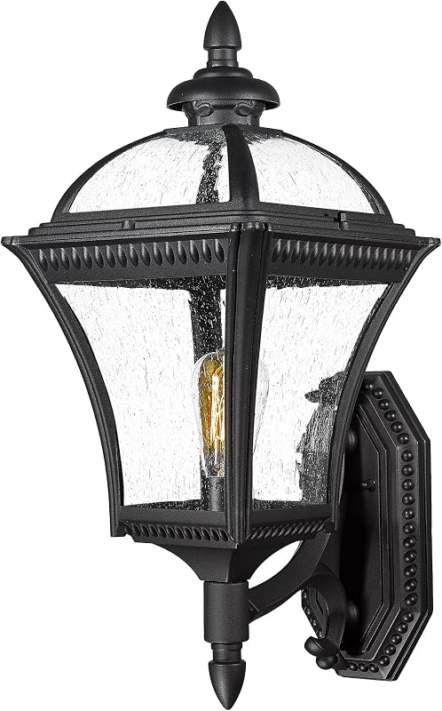 Lámpara exterior moderna 23pulg aluminio negro